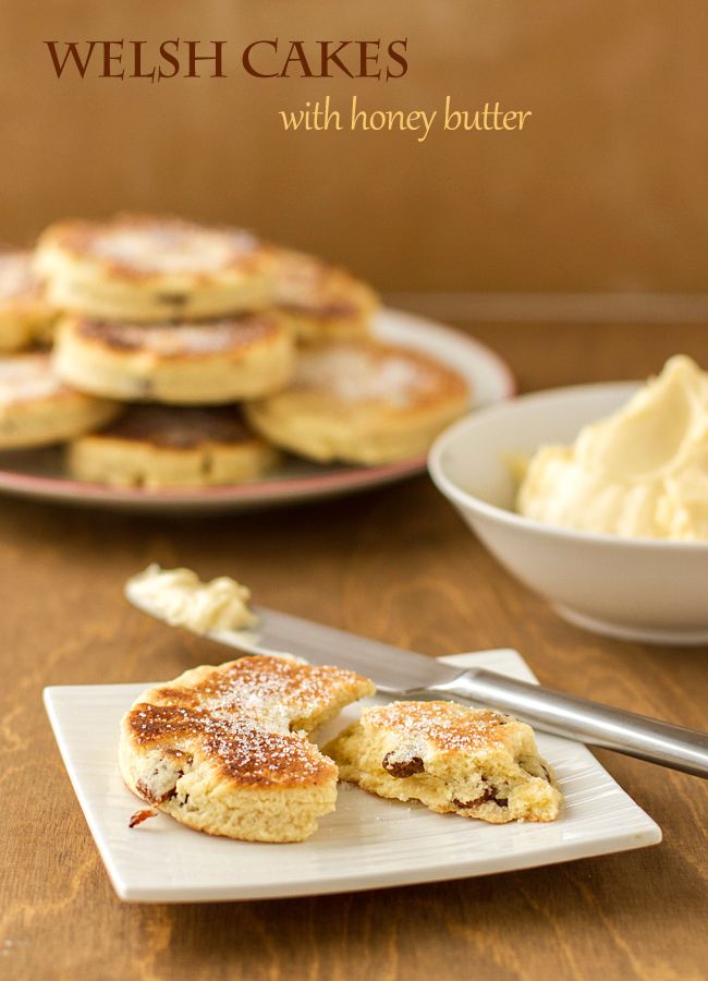Welsh cakes with honey butter pizzarossa